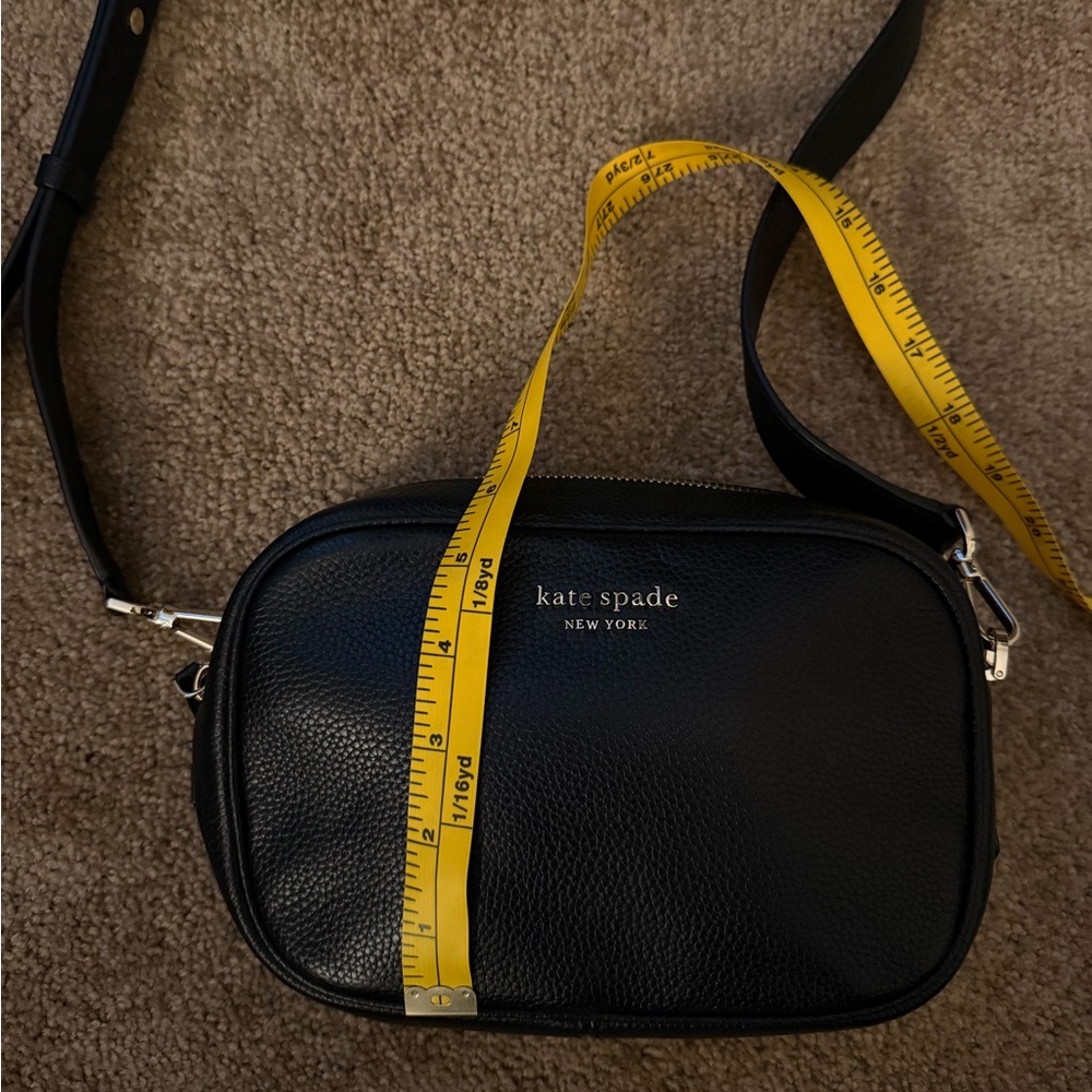 Kate Spade Black Pebbled Leather Shoulder Bag - Picture 9 of 11